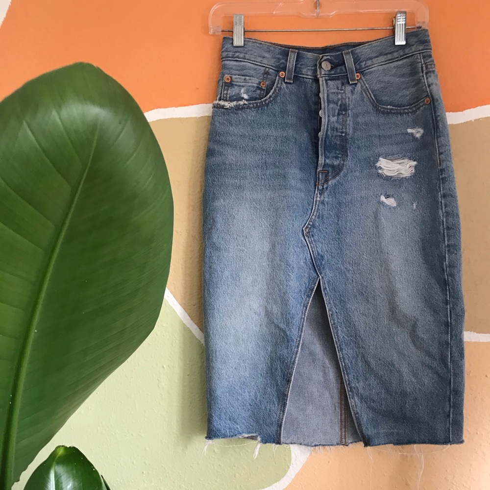 Free people vintage Levi’s skirt